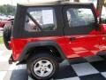 2006 Flame Red Jeep Wrangler X 4x4  photo #22
