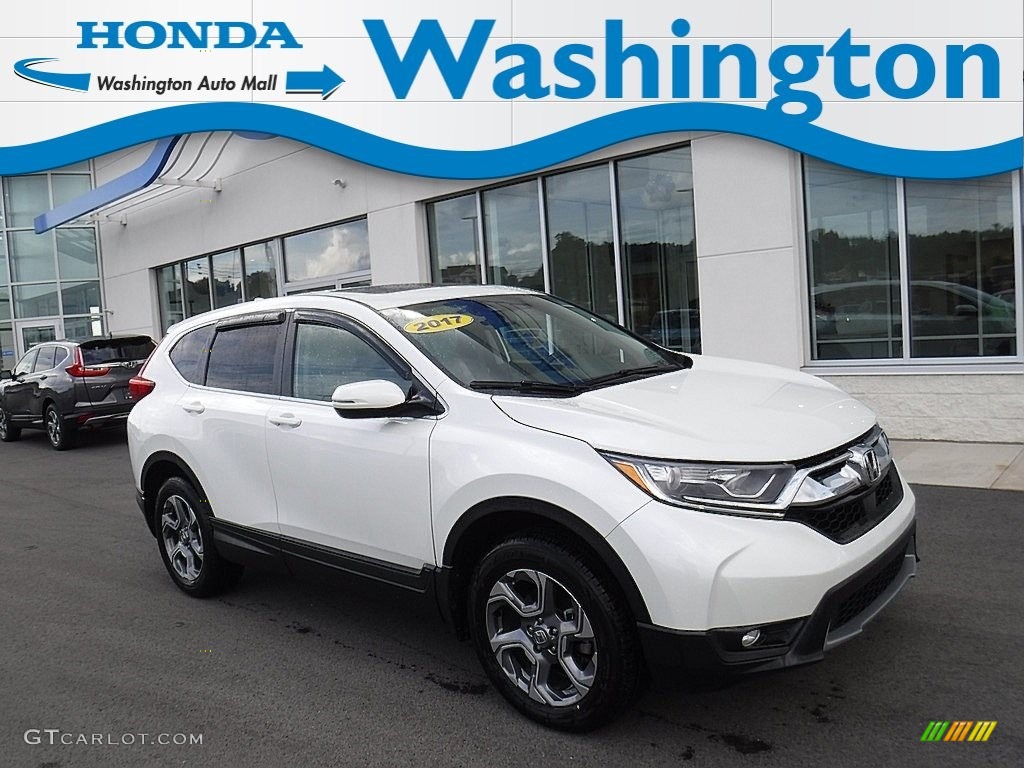 White Diamond Pearl Honda CR-V