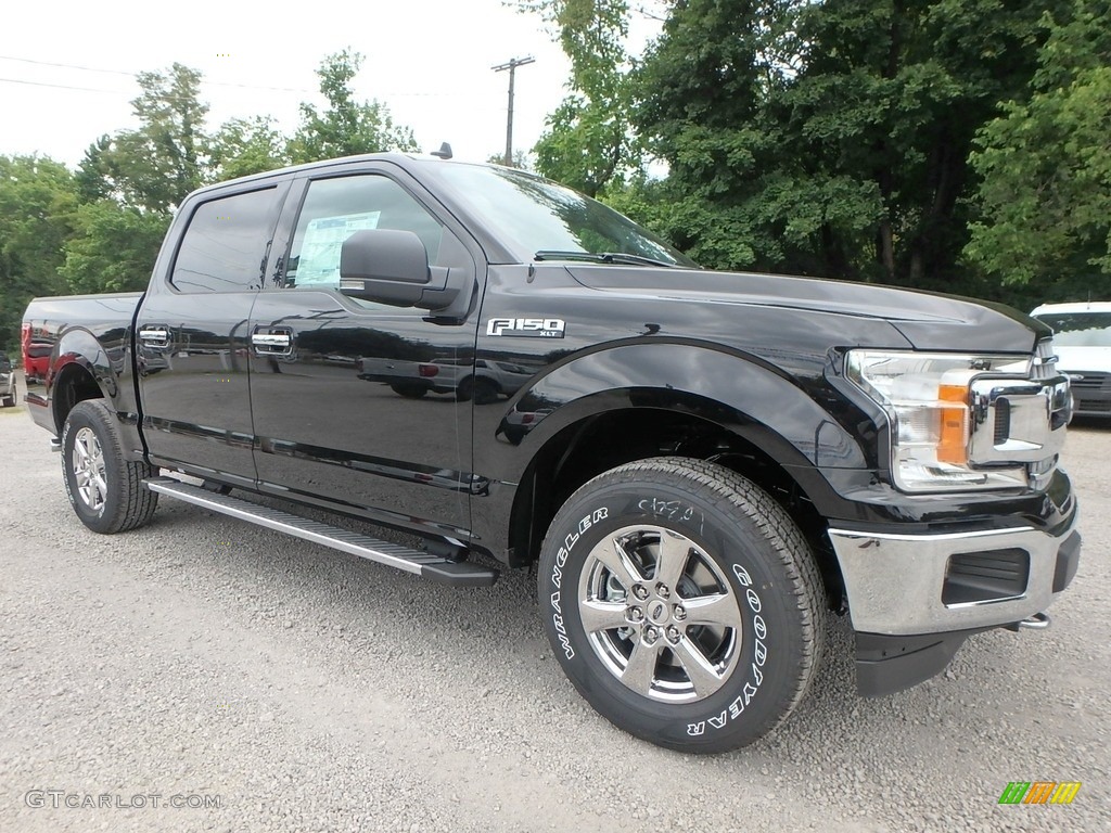 Agate Black 2019 Ford F150 XLT SuperCrew 4x4 Exterior Photo #134512260