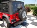 2006 Flame Red Jeep Wrangler X 4x4  photo #23