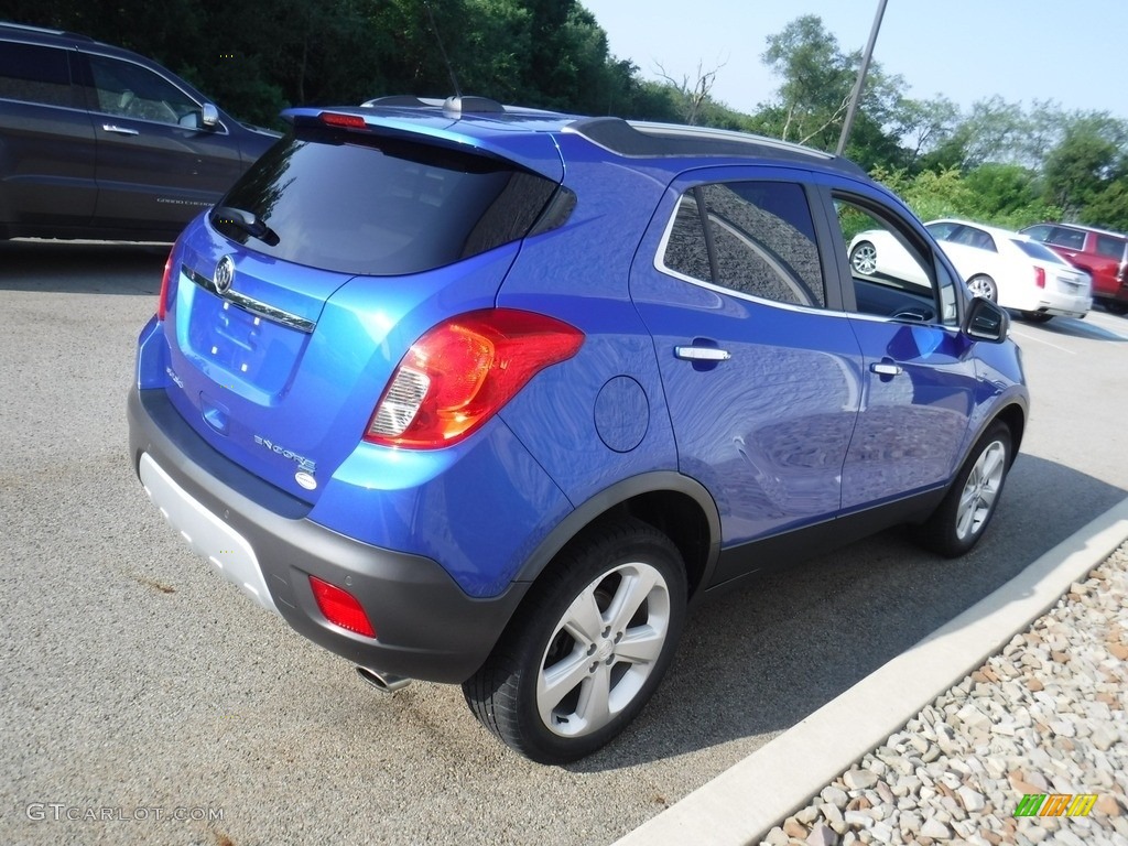 2015 Encore Premium AWD - Brilliant Blue Metallic / Ebony photo #6