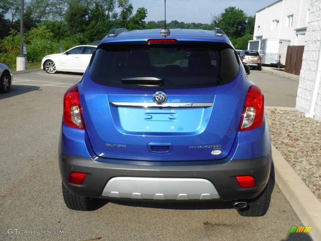 2015 Encore Premium AWD - Brilliant Blue Metallic / Ebony photo #7