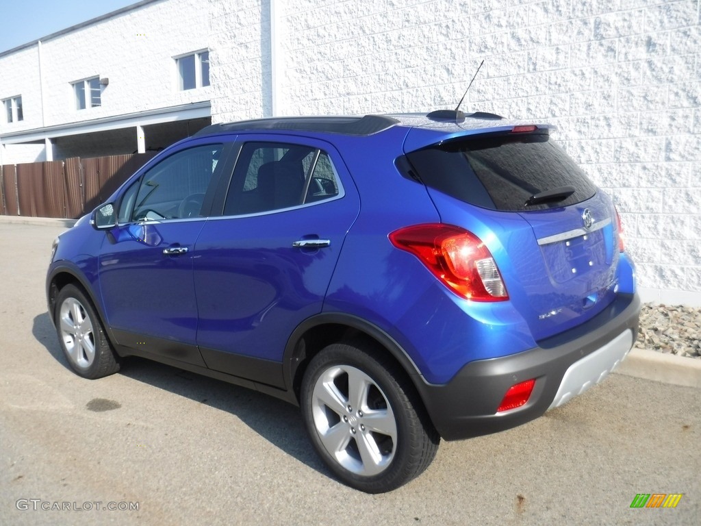 2015 Encore Premium AWD - Brilliant Blue Metallic / Ebony photo #9