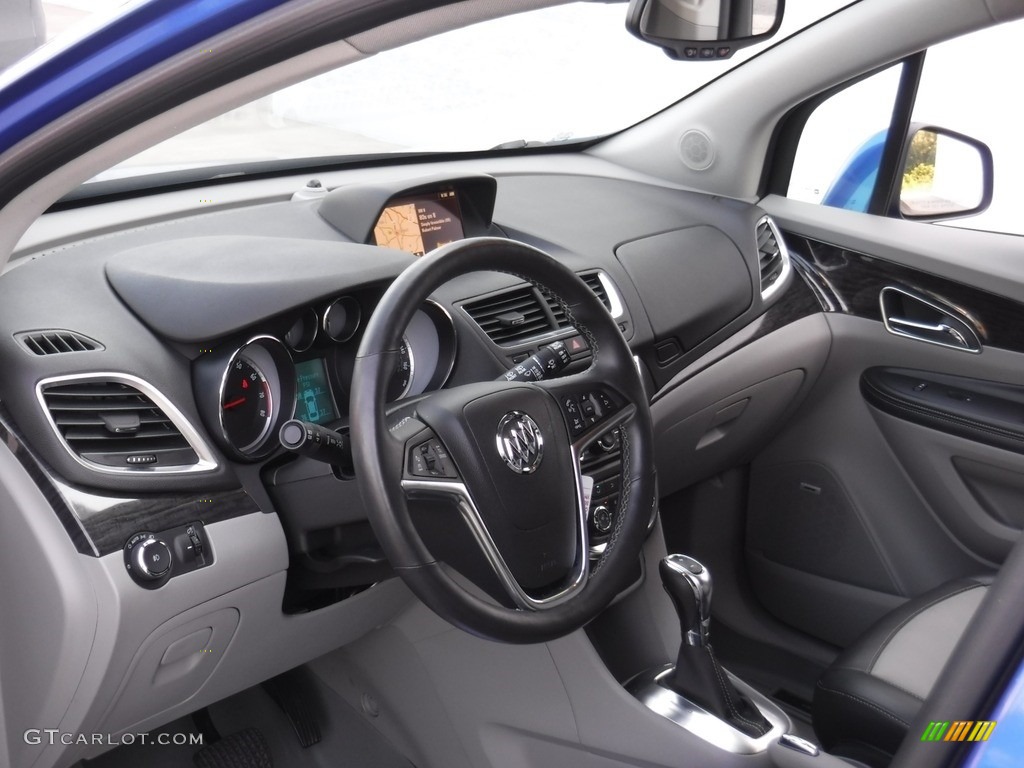 2015 Encore Premium AWD - Brilliant Blue Metallic / Ebony photo #13
