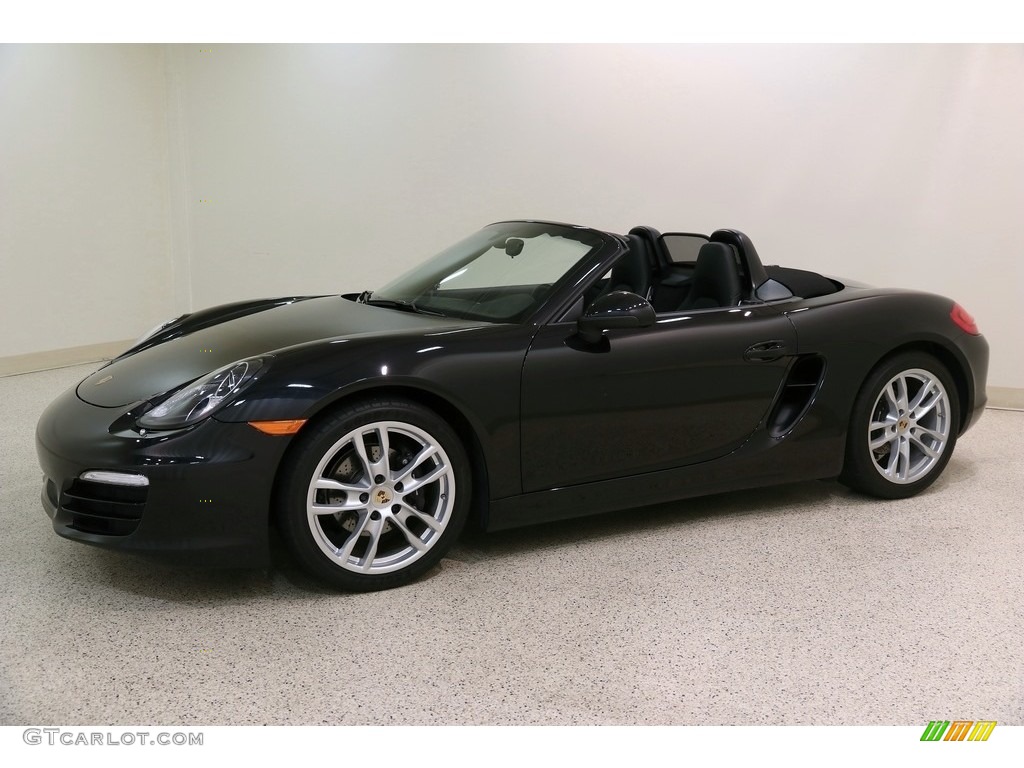 Basalt Black Metallic 2013 Porsche Boxster Standard Boxster Model Exterior Photo #134514288
