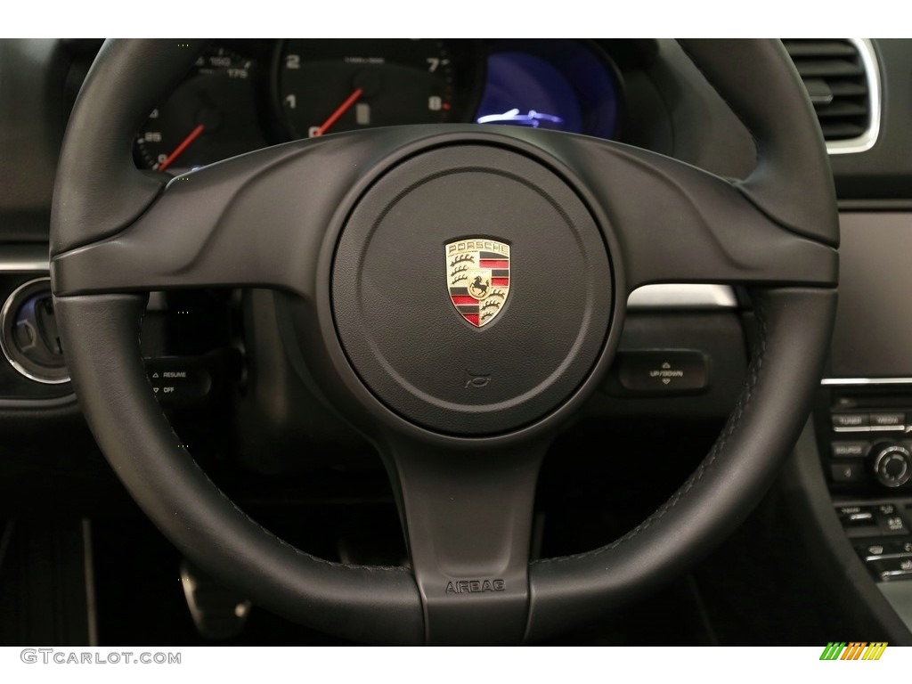 2013 Porsche Boxster Standard Boxster Model Black Steering Wheel Photo #134514378