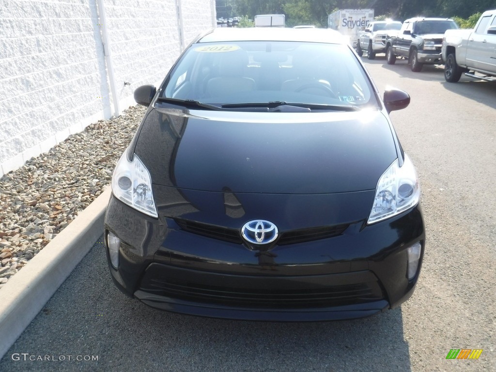 2012 Prius 3rd Gen Five Hybrid - Black / Bisque photo #4