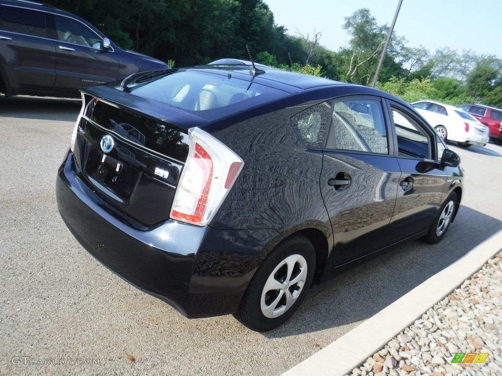 2012 Prius 3rd Gen Five Hybrid - Black / Bisque photo #6