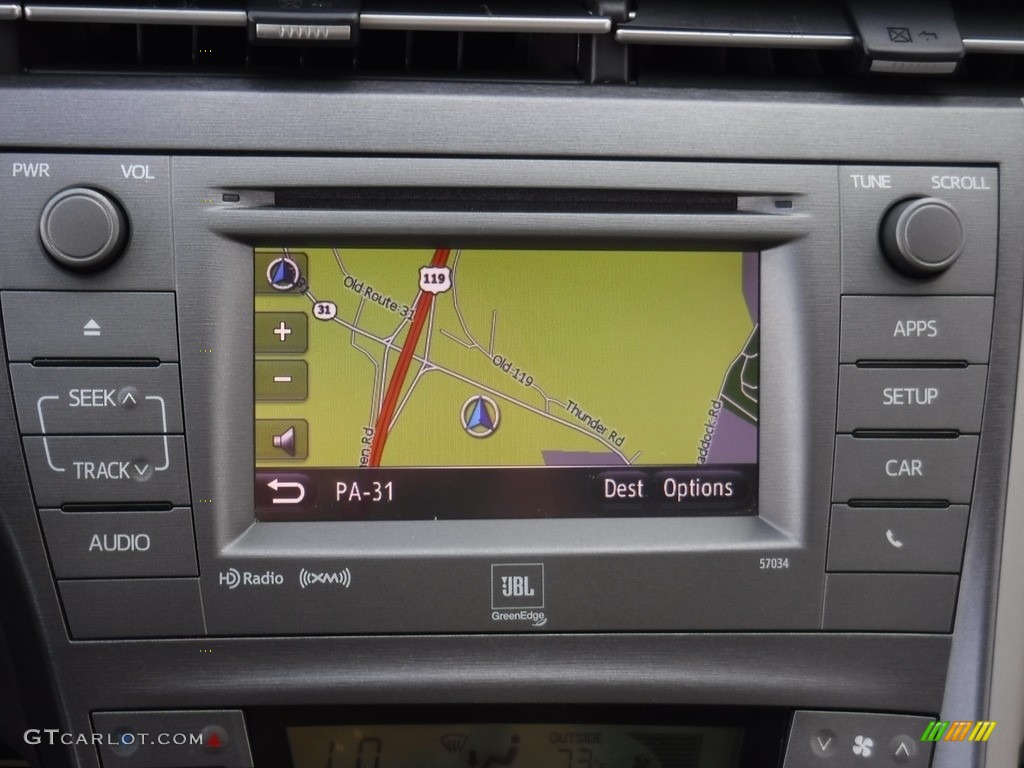 2012 Prius 3rd Gen Five Hybrid - Black / Bisque photo #18