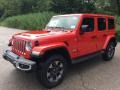 Firecracker Red - Wrangler Unlimited Sahara 4x4 Photo No. 5