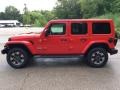 Firecracker Red - Wrangler Unlimited Sahara 4x4 Photo No. 6