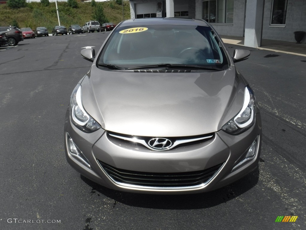 2016 Elantra Value Edition - Desert Bronze / Black photo #6