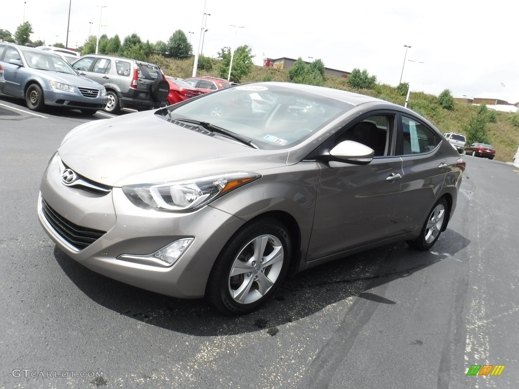 2016 Elantra Value Edition - Desert Bronze / Black photo #7