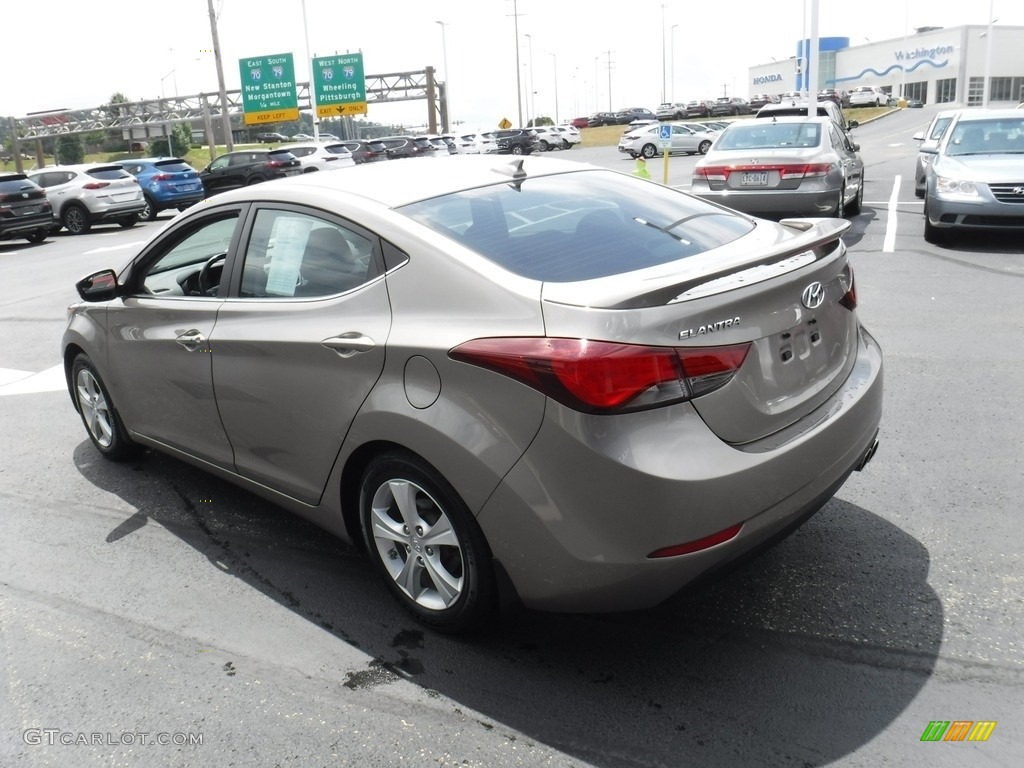 2016 Elantra Value Edition - Desert Bronze / Black photo #9