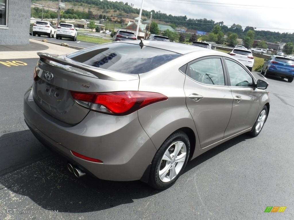 2016 Elantra Value Edition - Desert Bronze / Black photo #11