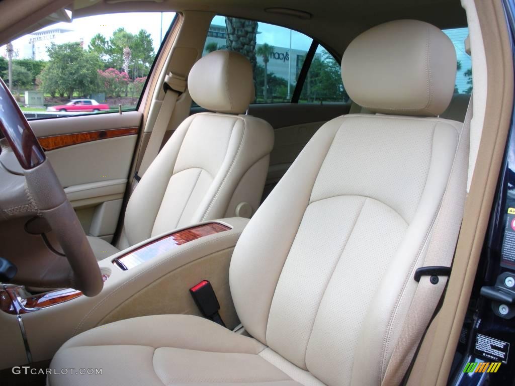 2007 E 350 Sedan - Capri Blue Metallic / Cashmere photo #12