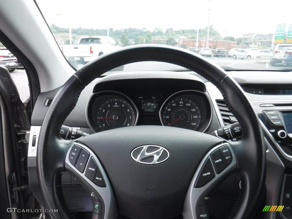 2016 Elantra Value Edition - Desert Bronze / Black photo #24