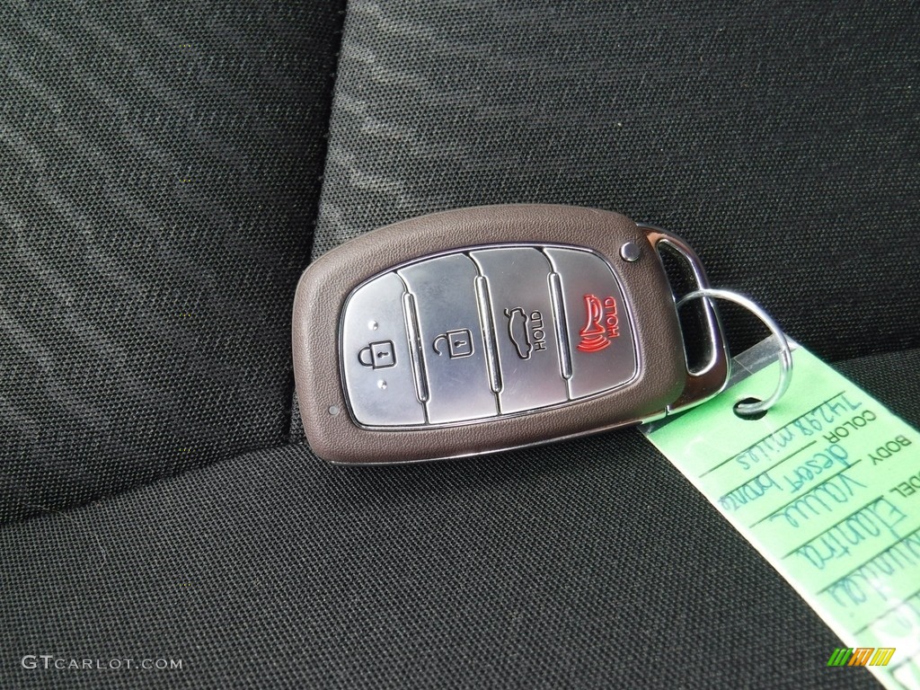 2016 Elantra Value Edition - Desert Bronze / Black photo #26