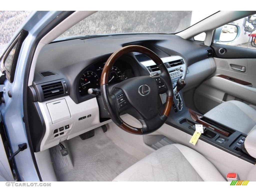 2010 RX 350 AWD - Cerulean Blue Metallic / Light Gray/Espresso Birds-Eye Maple photo #10