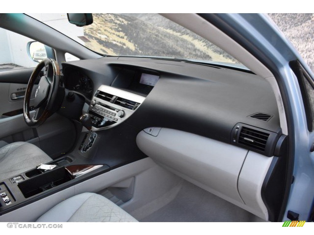 2010 RX 350 AWD - Cerulean Blue Metallic / Light Gray/Espresso Birds-Eye Maple photo #17