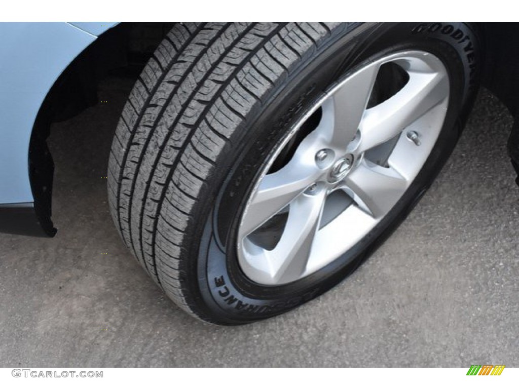 2010 RX 350 AWD - Cerulean Blue Metallic / Light Gray/Espresso Birds-Eye Maple photo #29