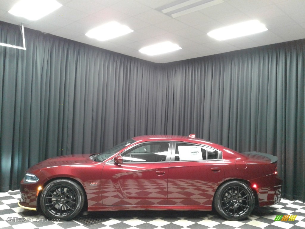 2019 Charger R/T Scat Pack - Octane Red Pearl / Black photo #1