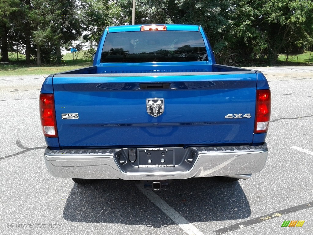 2019 1500 Classic Tradesman Quad Cab 4x4 - Blue Streak Pearl / Black/Diesel Gray photo #7