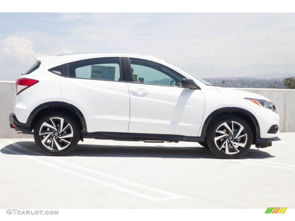 2019 HR-V Sport - Platinum White Pearl / Black photo #8