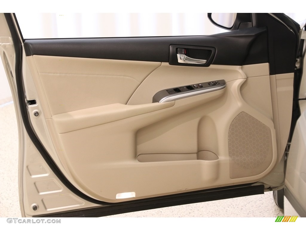 2014 Camry Hybrid XLE - Creme Brulee Metallic / Ivory photo #4