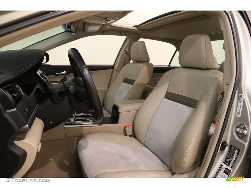 2014 Camry Hybrid XLE - Creme Brulee Metallic / Ivory photo #5