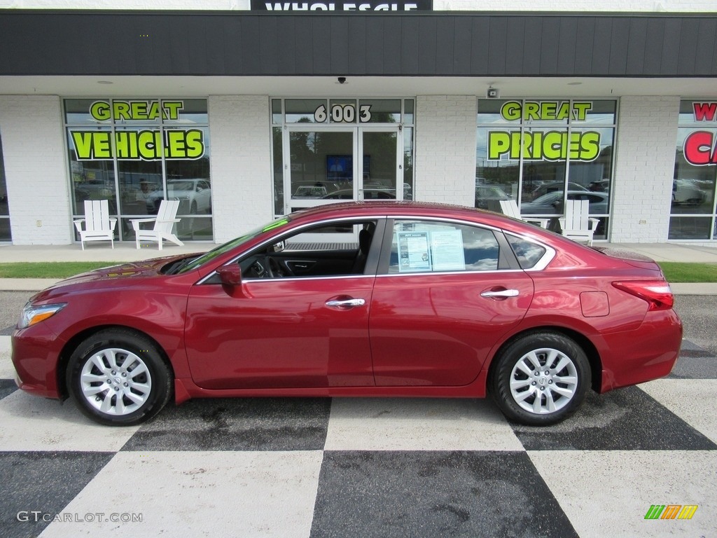 2017 Altima 2.5 S - Cayenne Red / Charcoal photo #1