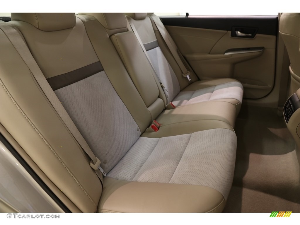 2014 Camry Hybrid XLE - Creme Brulee Metallic / Ivory photo #18