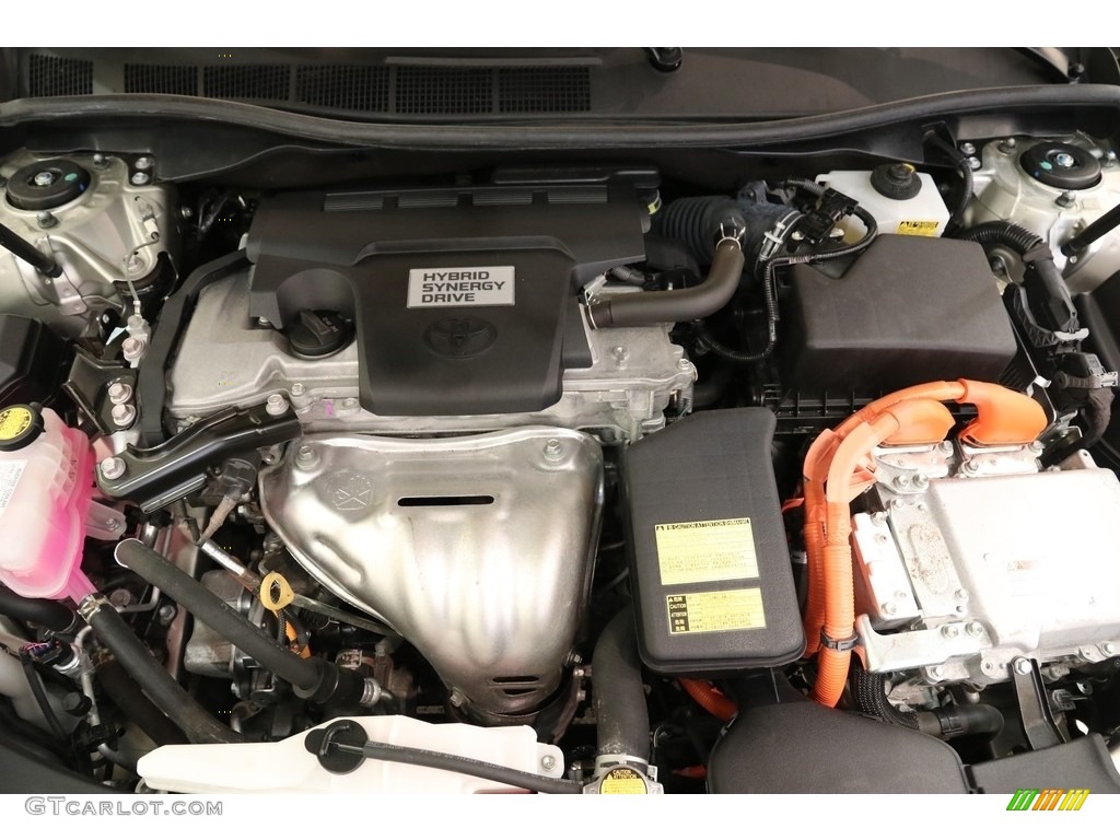 2014 Camry Hybrid XLE - Creme Brulee Metallic / Ivory photo #21