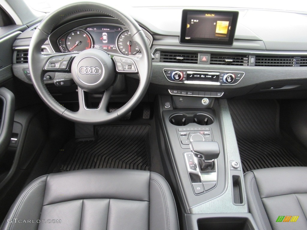 2018 Audi A4 2.0T ultra Premium Black Dashboard Photo #134532094