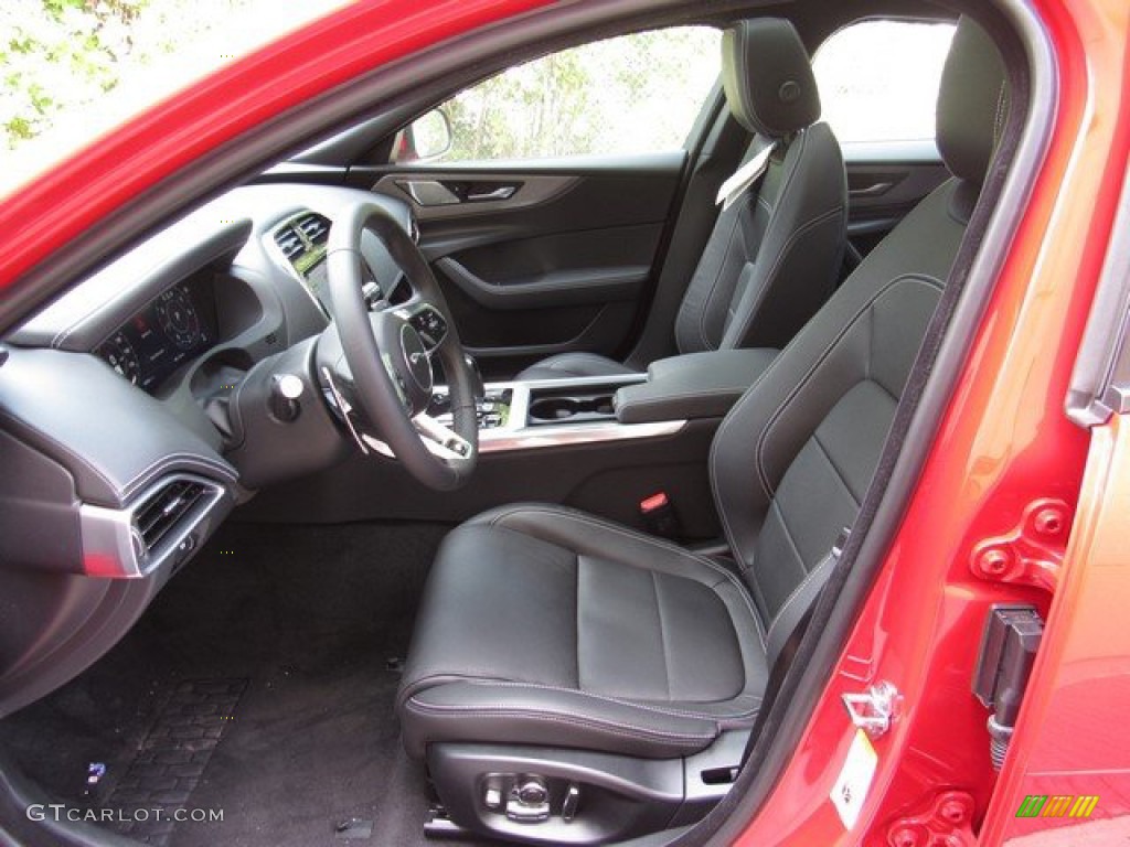 Ebony Interior 2020 Jaguar XE R-Dynamic S AWD Photo #134534131