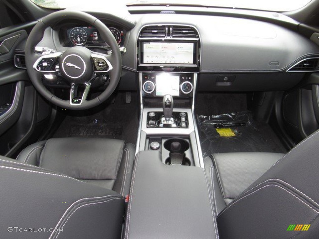 2020 Jaguar XE R-Dynamic S AWD Ebony Dashboard Photo #134534152