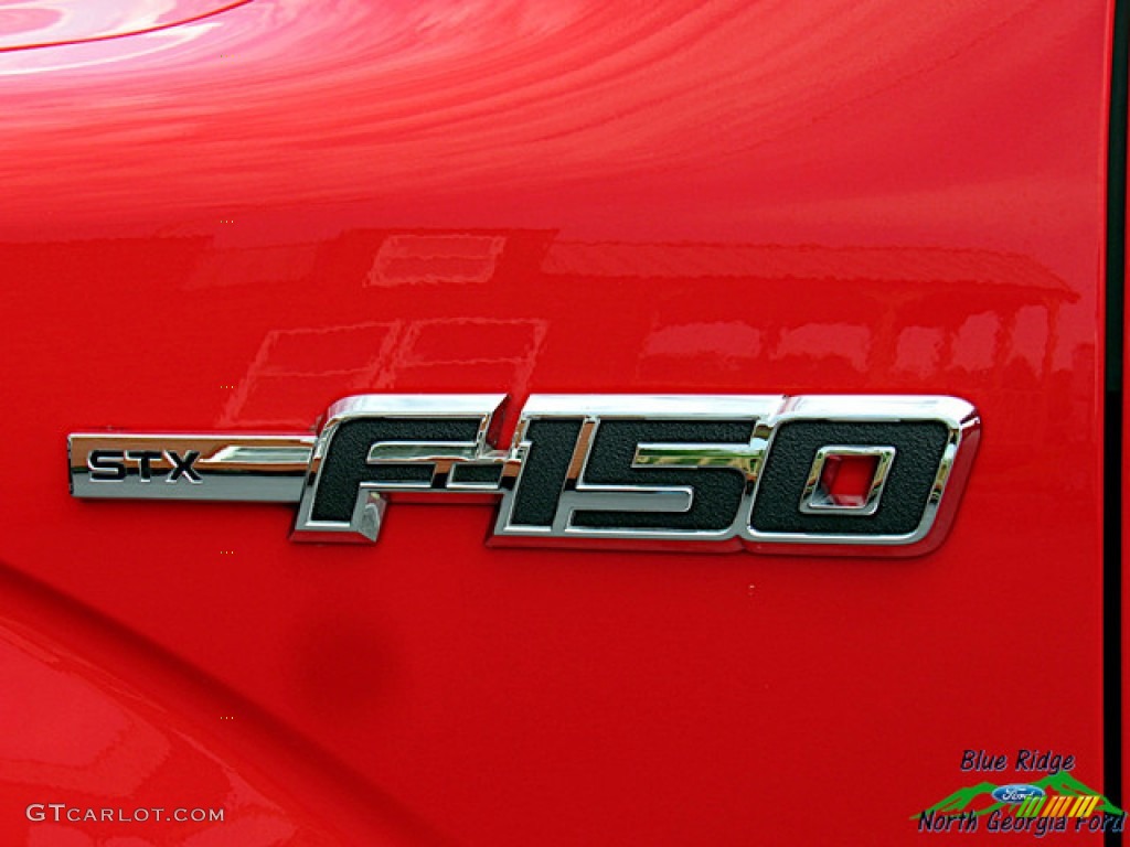 2014 F150 STX SuperCab 4x4 - Race Red / Black photo #32