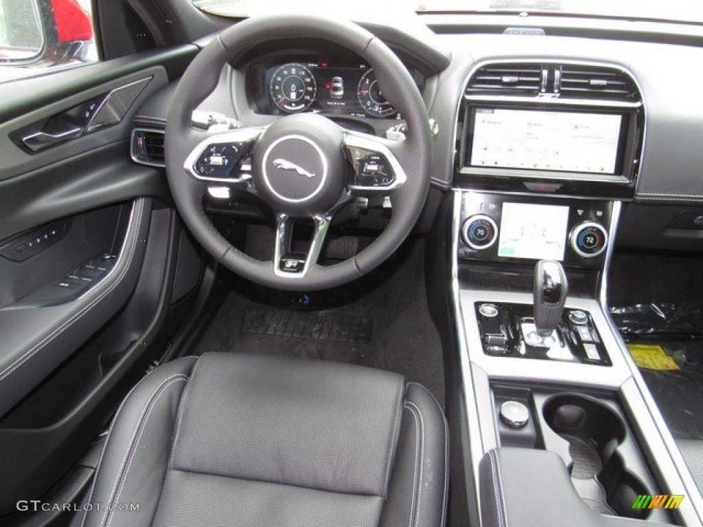 2020 Jaguar XE R-Dynamic S AWD Ebony Dashboard Photo #134534389
