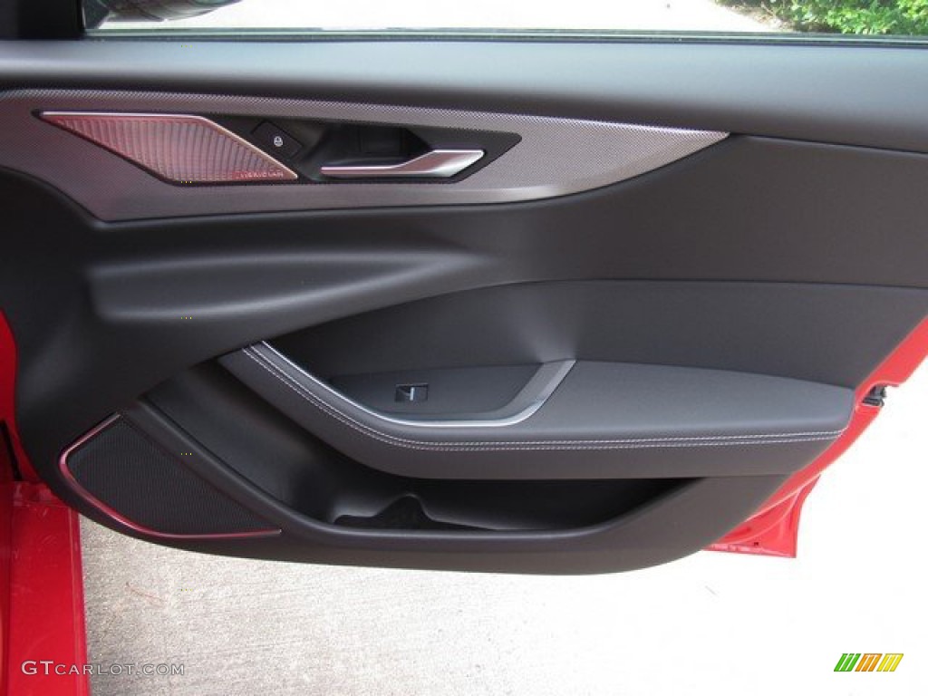 2020 Jaguar XE R-Dynamic S AWD Ebony Door Panel Photo #134534566