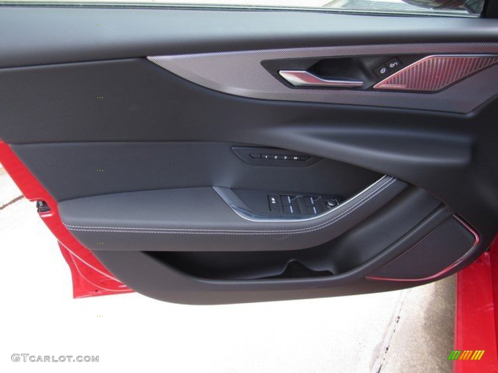 2020 Jaguar XE R-Dynamic S AWD Ebony Door Panel Photo #134534638