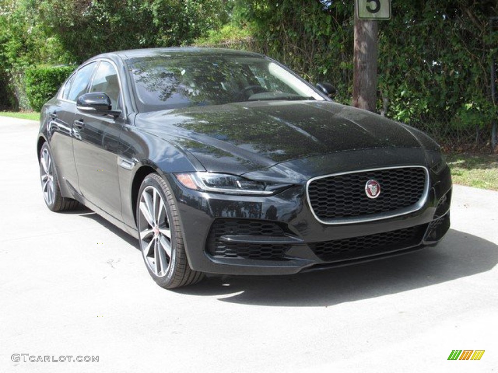 Santorini Black Metallic 2020 Jaguar XE S Exterior Photo #134535052