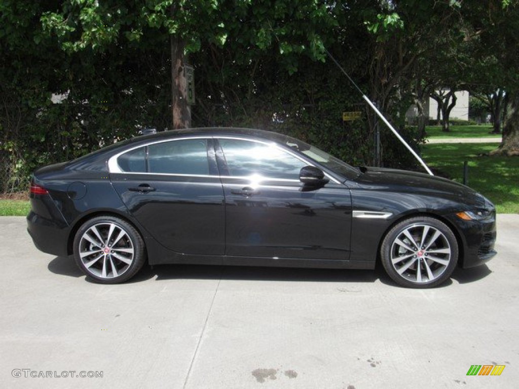 Santorini Black Metallic 2020 Jaguar XE S Exterior Photo #134535151