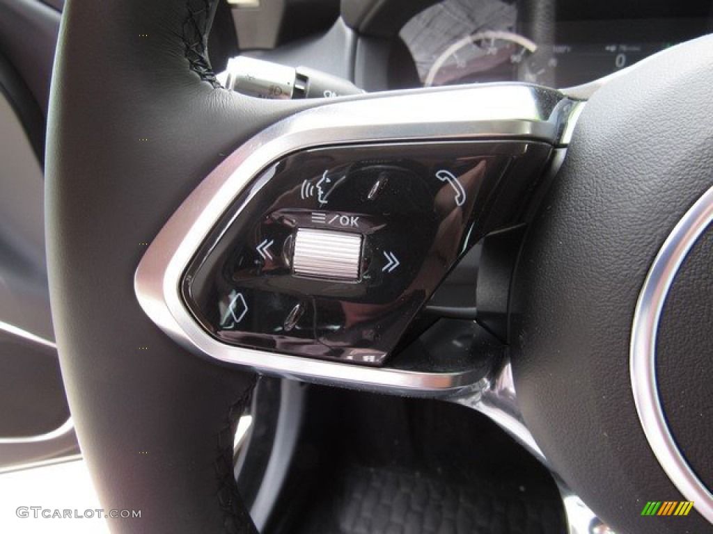 2020 Jaguar XE S Ebony Steering Wheel Photo #134535619