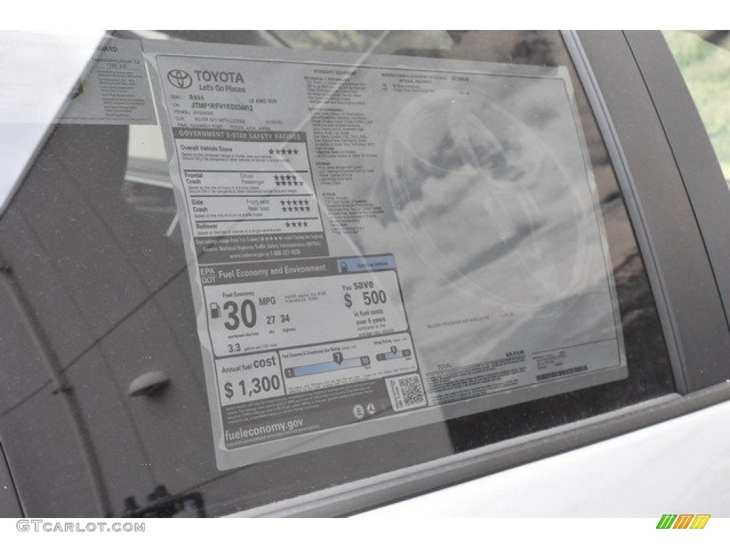 2019 RAV4 LE AWD - Silver Sky Metallic / Black photo #10