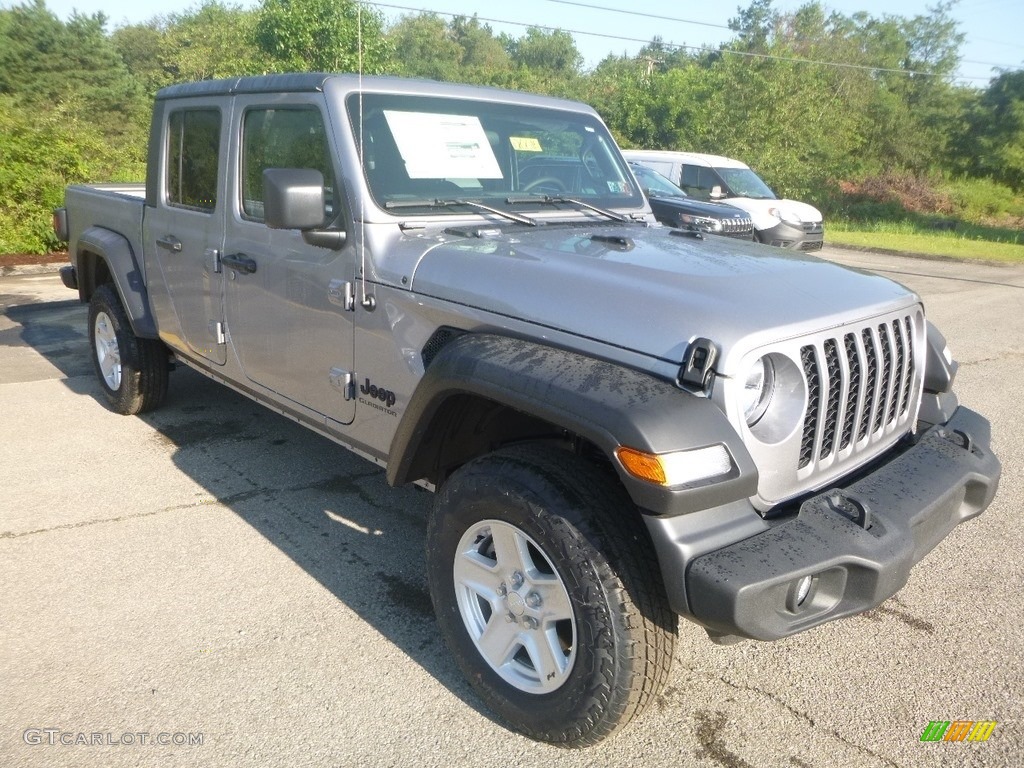 Billet Silver Metallic 2020 Jeep Gladiator Sport 4x4 Exterior Photo #134542988