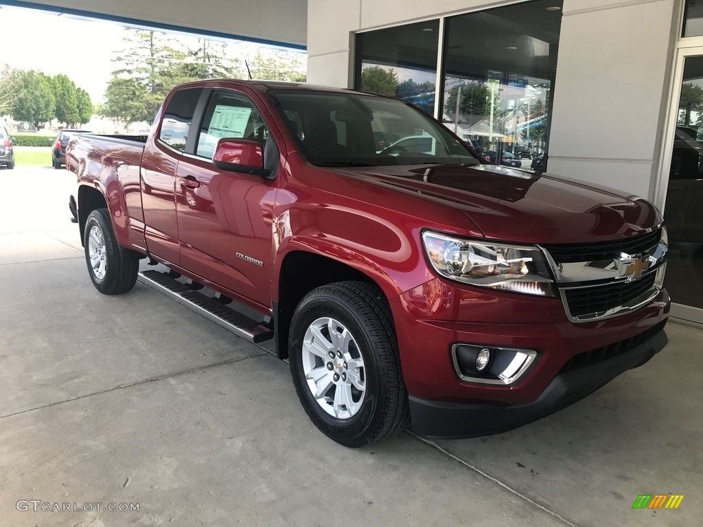 Cajun Red Tintcoat 2020 Chevrolet Colorado LT Extended Cab Exterior Photo #134543003