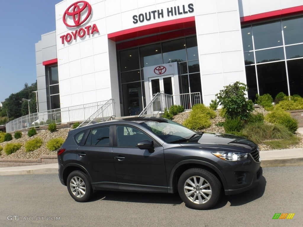 2016 CX-5 Sport AWD - Meteor Gray Mica / Black photo #2