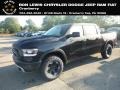2019 Diamond Black Crystal Pearl Ram 1500 Rebel Crew Cab 4x4  photo #1