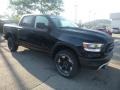 2019 Diamond Black Crystal Pearl Ram 1500 Rebel Crew Cab 4x4  photo #7