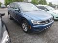 Silk Blue Metallic 2018 Volkswagen Tiguan SE 4MOTION